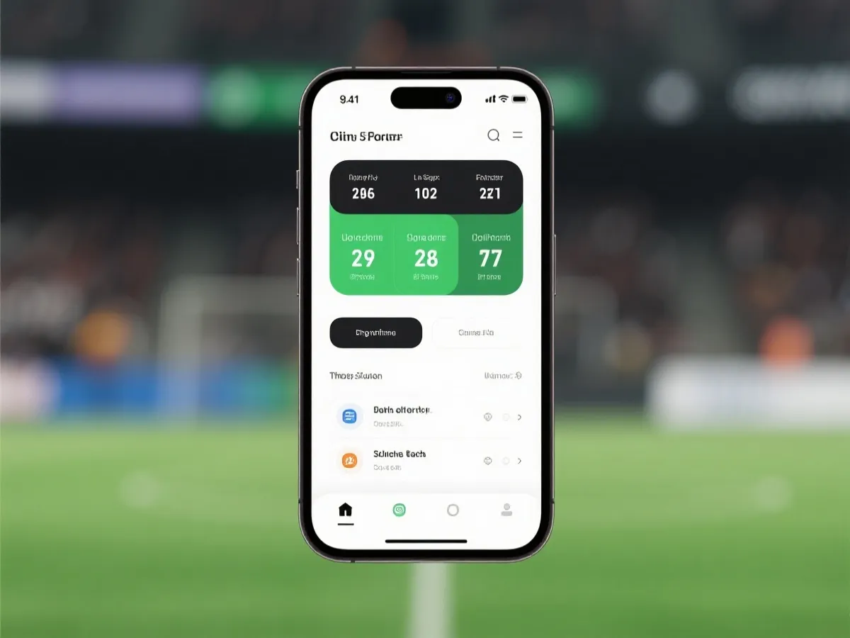 App界面预览：比分与赛程